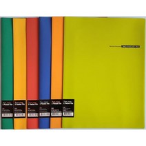 비팬시 A4 투톤 투포켓화일 파일 더블홀더화일 2포켓 문서정리 서류정리 블루 그린 옐로우 레드 4칼라 바른손팬시