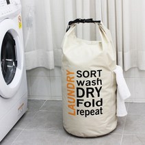 프로메이드 롤업 런드리백 4color, 런드리백-아이보리