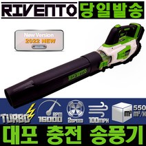 리벤토 RD-RBL 대포 충전 송풍기 리튬 이온 블로워, 1개