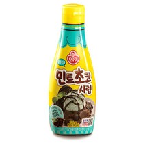 [오뚜기] 달콤상쾌 민트초코시럽 220gx2개, 단품
