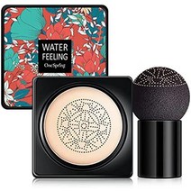 비비크림 일본명품 머쉬룸 헤드 에어쿠션 비비크림 모이스처라이징 롱래스팅 컨실러 가벼운, 상아