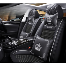 쿠션 여성 카 시트 커버 보호 메트 매트 장판 킥 통풍 열선 방석 인테리어 쿠션, B