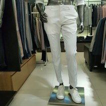 바쏘 여름 캐주얼 면스판바지
