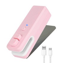 포장기계 자동 실링기 비닐 접착기 미니 밀봉기 heat sealer mini 진공 기계, 분홍색
