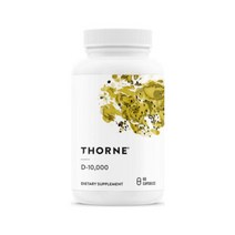 쏜 리서치 Thorne Research Vitamin D-10000 비타민 60캡슐, 1개