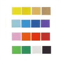 퍼니스쿨 칼라골판지 골판지 4절10매 골판지 공예 (10매), 11.분홍색