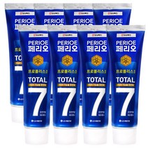 페리오 토탈7 오리지널 치약, 120g, 8개