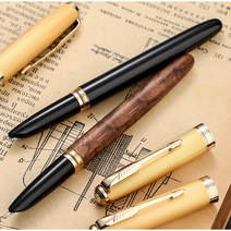 JINHAO 진하오 85 클래식 우드만년필 우드펜 후드닙 후드만년필, 진하오 85 클래식 블랙