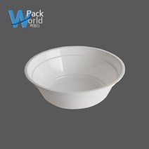 다회용 우동용기 중식용기 대 백색 1250ml 400개