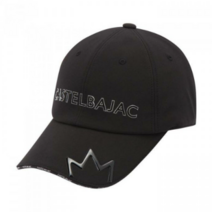 까스텔바작 까스텔바작 남성 저지 로고 자수 캡모자 BGAMGC202BK, 검정