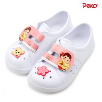 알파슈_ 페코짱 원벨크로 실내화