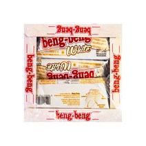 벵벵 화이트 25g 12ea 인도네시아 과자 코코넛 스낵, 12개