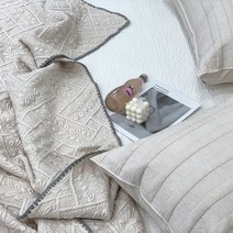 메종드그린벨 삼중직 풍기인견 100% 여름이불 침구, 베이지