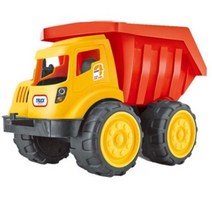 스마트 덤프트럭 L, 검정 + 노랑 + 빨강