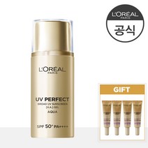 [로레알] [2개] UVP 선크림 2종 택(+증정), 선택1:아쿠아|선택2:아쿠아
