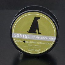 충전 케이블 전선 30 피트 A1 Kanthal Ni80 SS316L Supefine 저항 가열 와이어 10 미터 RDA RBA RTA 탱크 용 DIY 분무기 코일 도구, 08 SS316-26GA