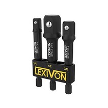 LEXIVON 임팩트 등급 소켓 어댑터 세트(3