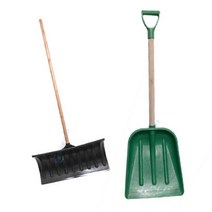 제설도구 제설삽 눈삽 넉가래 PVC 플라스틱 눈삽, 1개