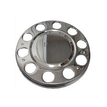 지노기업/트럭 전륜 휠커버/10홀/화물차/대형트럭/휠캡/스텐/10구/휠카바/프리마/엑시언트/노브스/프리마/트라고/맥쎈/구쎈/대형버스/그랜버드/유니버스/기아/현대/현대트럭/대우트럭, 휠커버10홀 C타입(막힘)