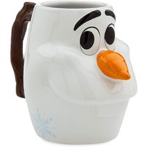 디즈니 겨울왕국 올라프 굿즈 3D 머그컵 Disney, 기본
