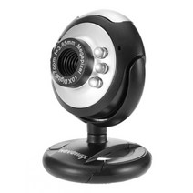 NOVO맥스 USB 화상카메라 PC 노트북 웹캠 6LED 조명 CMOS 130만화소 내장마이크 윈도우10 지원, 블랙실버, NMC150