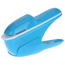 No Staples Nail Free Stapler Mini Cute Paper Book Binding Stapling Machine Stapleless Staplers Stationery, 푸른