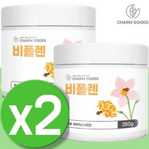 먹는 벌꿀 꿀벌 화분 식용 꽃가루 벌화분 여왕벌먹이 스페인 비폴렌 벌화분 꿀벌 꽃가루 알갱이 플라보노이드 폴리페놀 CPP 비타민 페니알라신 500g 2팩