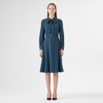 KL KL 샤론 벨티드 원피스 KGOPMJ9200