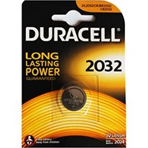 신선한 Duracell DL2032 3v 리튬 배터리, 1