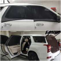 마이코지카 SUV 창문 트렁크 모기장 차박 방충망 캠핑 쏘렌토 팰리세이드 셀토스 올란도, 앞좌석 모기장 풀커버 (좌우 모양 동일) 1개