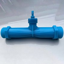 PVDF 1/4 1/2 3/4 1 1.5 2 벤츄리 이젝터로 오존과 물을 혼합하고 역류 방지 밸브가 내장되어 있습니다., Blue A58295