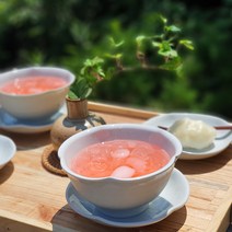 연조각 말차 나눔차잔 연차잔 도자기 오미자잔 150ml 250ml, 연차잔세트