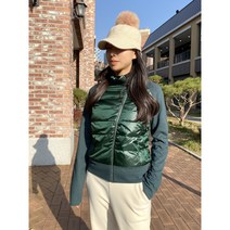 오리털 사선지퍼 방풍패딩 골프점퍼 여성골프웨어 여성의류 라운딩패션
