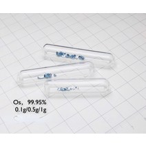 0.1/0.5/1g 제련 크리스탈 금속 Osmium Os 9995 결정, 01 0.1g one