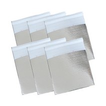 아이스원 칼라 두꺼운 은박보냉팩 백 파우치 가방 아이스팩 손잡이 팥빙수 마카롱 택배포장, 은박보냉팩 내경60x50(외경62x50) (100매)