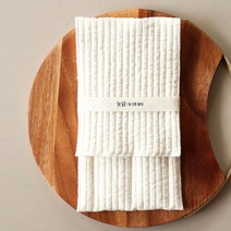 놋담 방짜유기 누빔 수저집 2인, 없음, 상세설명 참조