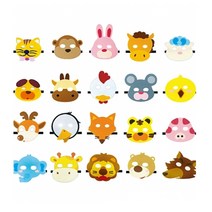 역할놀이 소꿉놀이 역할머리띠 동물가면띠, 하얀오리