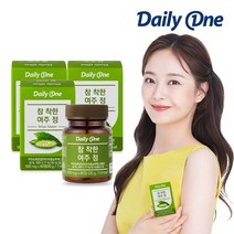 데일리원 전소민 여주 정 안전한 농축 분말 98.6% 500g 60정, 3통
