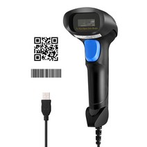 바코드스캐너 Eyoyo 유선 1D QR 2D 휴대 USB 유선 CCD PDF417 리더기, 한개옵션0