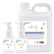 이공이공 핸드워시 4L+300ml+300ml 대용량 손 리필 거품형 물비누, 허니향