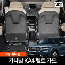 기아 카니발KA4 펠트 실내몰딩모음전 스크래치발자국방지커버 튜닝, 2열 시트등 7인승 커버(통풍시트)