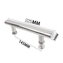 터닝도어손잡이 스테인레스 스틸 문 손잡이 샤워 노브 룸 유리 슬라이딩 난간 홈 하드웨어 1 개, 한개옵션0