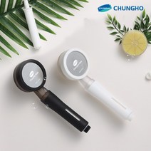 [청호나이스] 비타민샤워기 세디먼트 비타민C 케어 녹물제거 정수필터 비타민필터 절수 수압상, 색상:블랙
