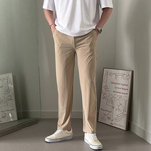 치트키 배너 썸머 냉감 일자 팬츠