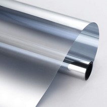 열반사 단열재 은박 벽 결로방지 외벽 개인 정보 보호 창 필름 태양 차단 거울 반사 색조 편도 열 제어 비닐 안티 자외선 유리 스티커 홈 오피스, [08] 50x300cm, [04] 은