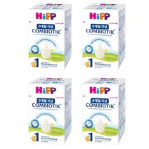 힙분유 HIPP 콤비오틱 1단계 4통 (24.02), 600g
