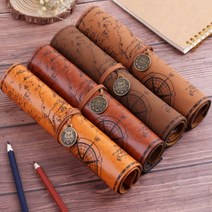 가죽 펜케이스 필통 파우치 펜 두루마리필통 롤 연필, 스타일 3 UK00916