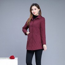 세계일주 생활방수 되는 겨울 초경량 패딩 빅사이즈 얇은 코트 중년 청년 여성 외출복 다운패딩 NFS-85TR