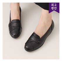 호박슈즈 3cm 국내생산 양가죽 우레탄창 내부쿠션 도트 로퍼 111571
