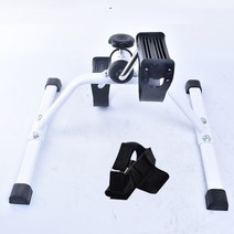 실내미니자전거 미니사이클 실내바이크 노인 중년 노년 회전 크랭크 훈련, 흰색 일반 모델 고정 풋 커버